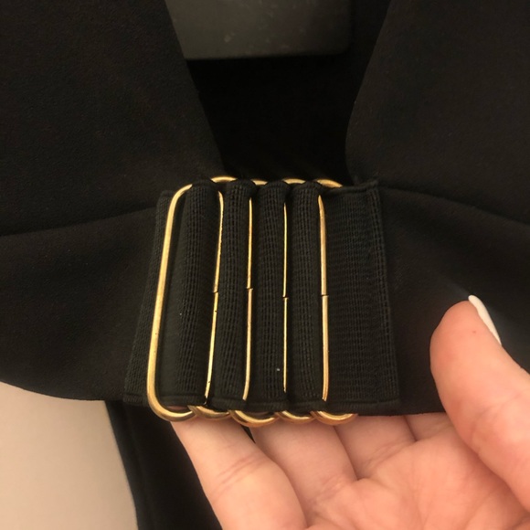 PLT Black Trim Detail Crop Top - Picture 3 of 4